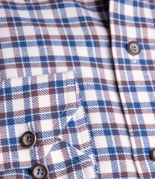 Casual geruit hemd flanel 5