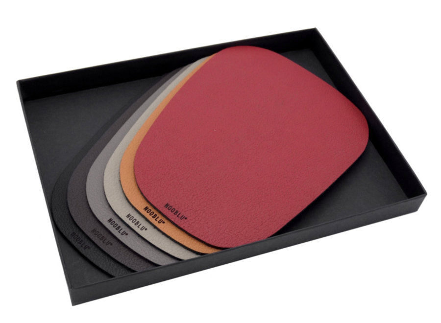 Gift set PEBL coasters - Multicolour set of 6