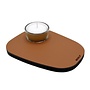 PEBL tea light holder - Cognac
