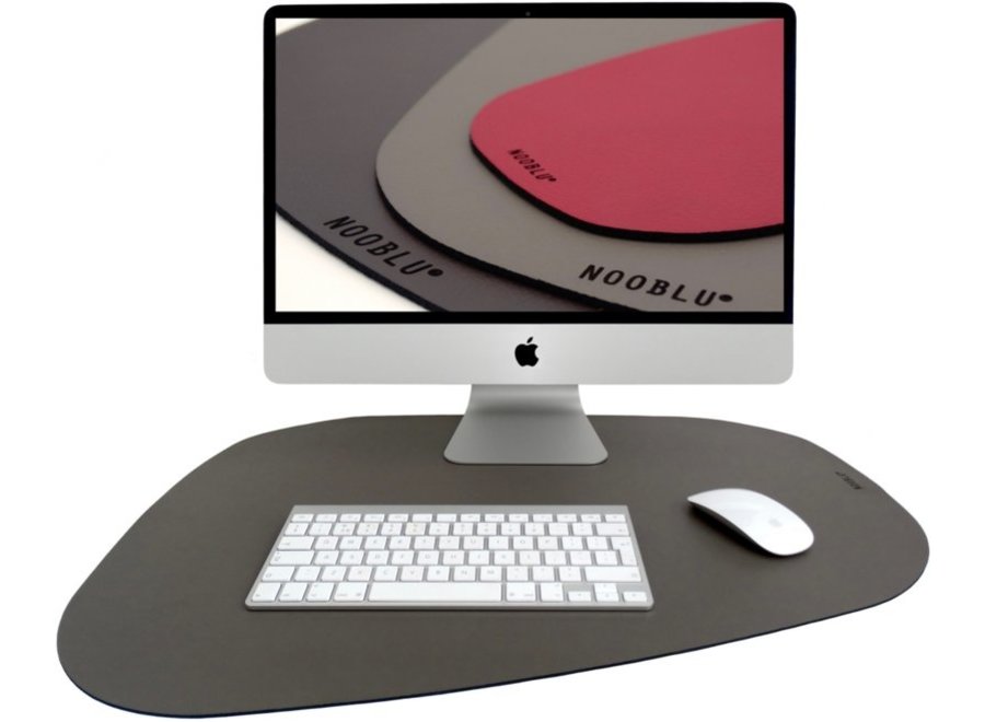 PEBL desk mat - Senso Clay grey