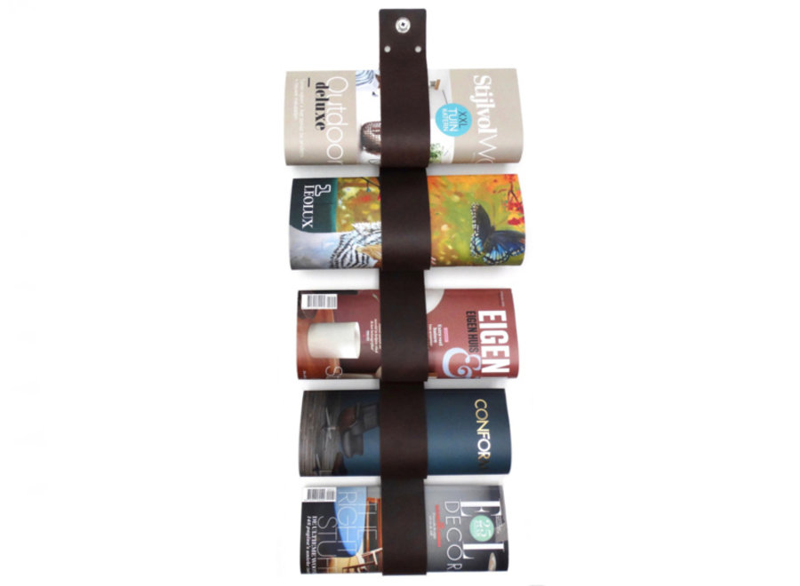 Magazine holder MAG-5 - Chocolate brown