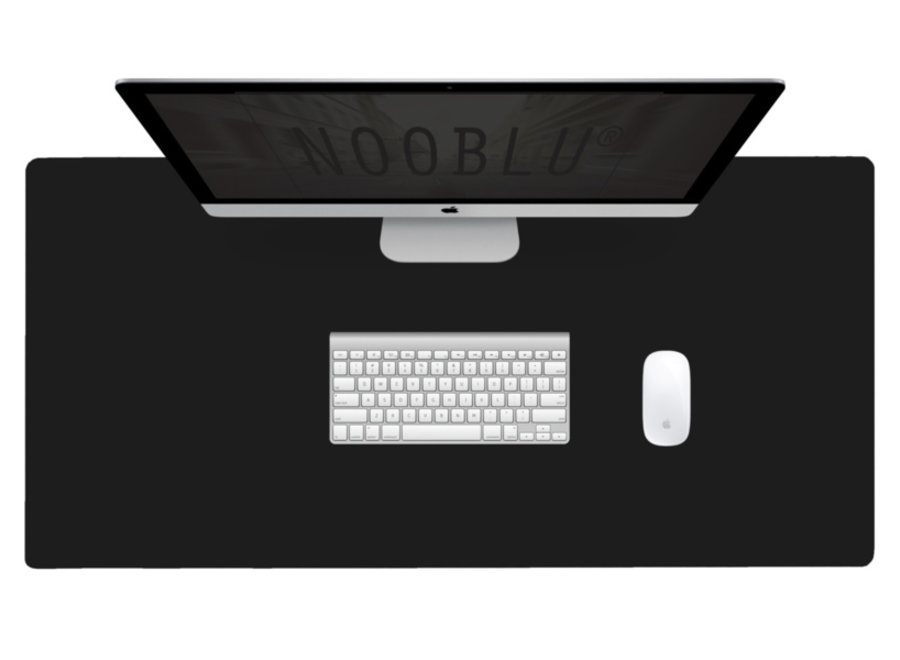 rijm Poort moeilijk DUBL bureau onderlegger - Midnight black - NOOBLU