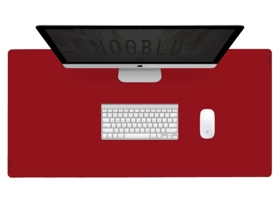 Desk pad DUBL - 85 x 45 cm - Senso Ruby red