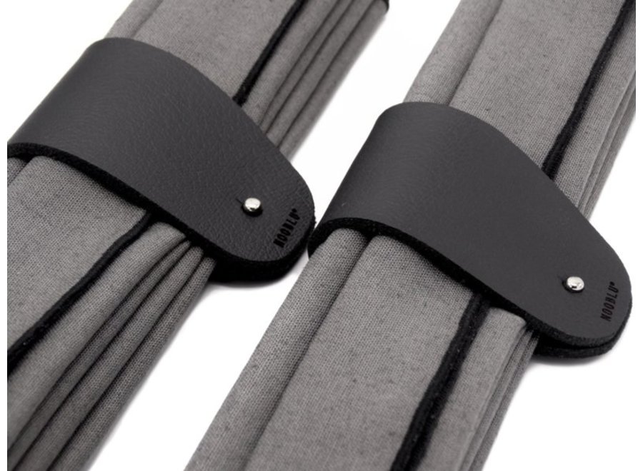 Gift set MANCHET & LINNEN - black grey  - 8 sets