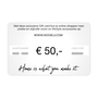 Gift card from 30 to 75 euro