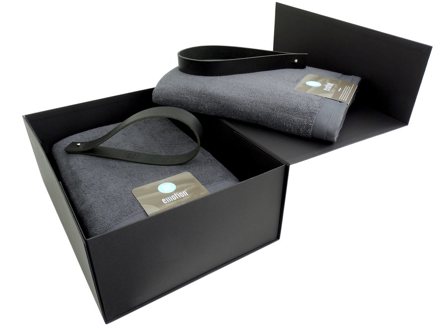 Gift set SLING & SPA - zwart/grijs - 4-delige set