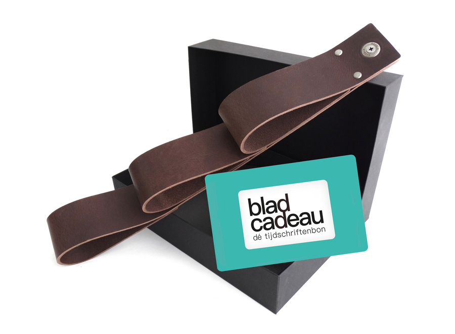 Gift set MAG & BLADCADEAU - brown