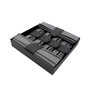 Gift set MANCHET & LINNEN - zwart/ grijs - 6 sets