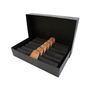 Gift set MANCHET & SATIN - cognac/ zwart - 6 sets