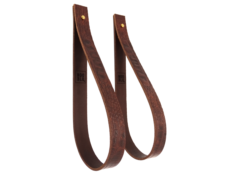 Hanging strap SLING 2,5 cm - Croco - Gold Edition