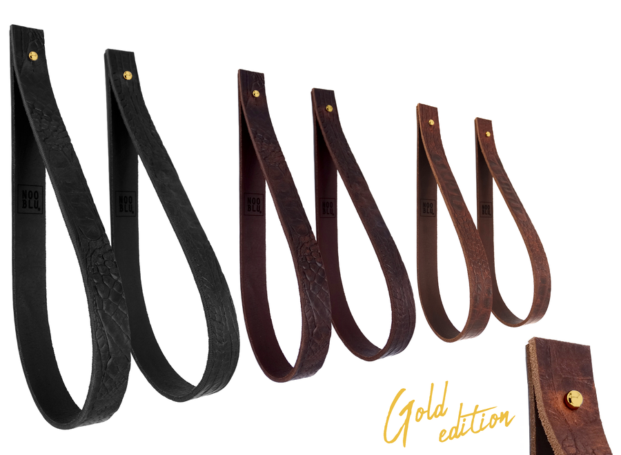 Ophanglus SLING 2,5 cm - Croco - Gold Edition