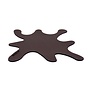 Deco table mat SPLASH - Chocolate brown