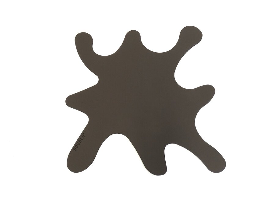 Deco table mat SPLASH - Chocolate brown