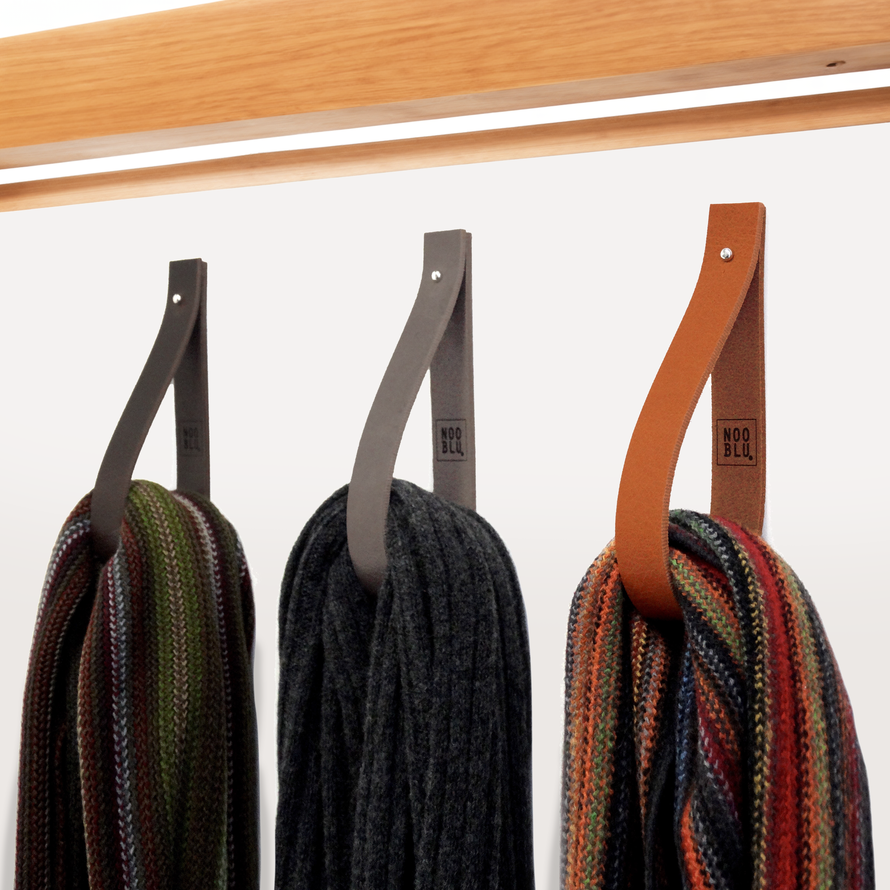 Leather hanging straps