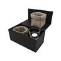 Gift set ZAQ & ZEN - tea light holders - sand