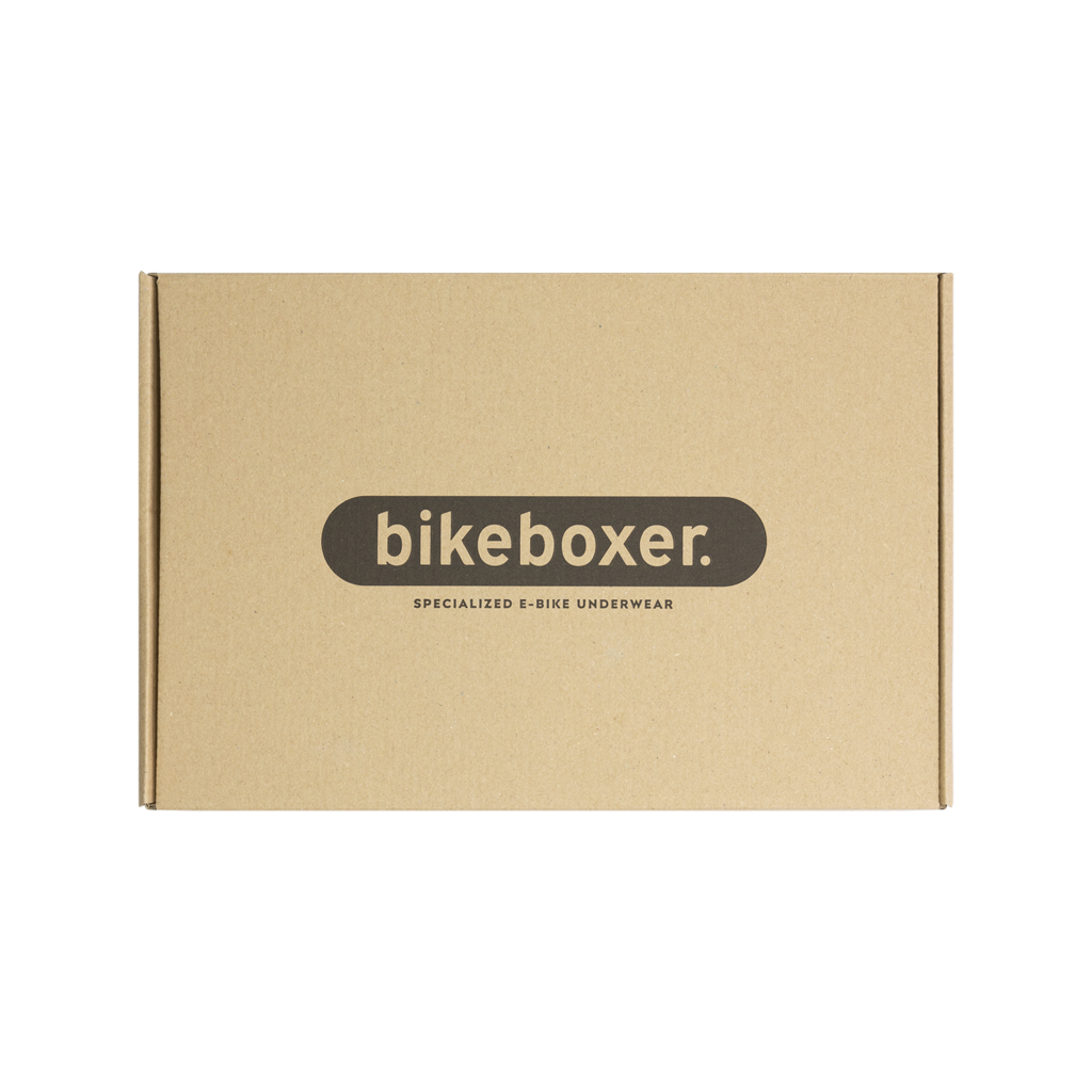 Bikeboxer e-bike fietsonderbroek heren met zeem Grijs