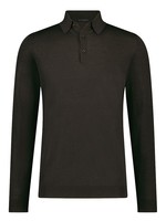 Rietbergh Merino Polo Long Sleeve | Brown