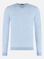 Rietbergh V Neck Long Sleeve | Light Blue