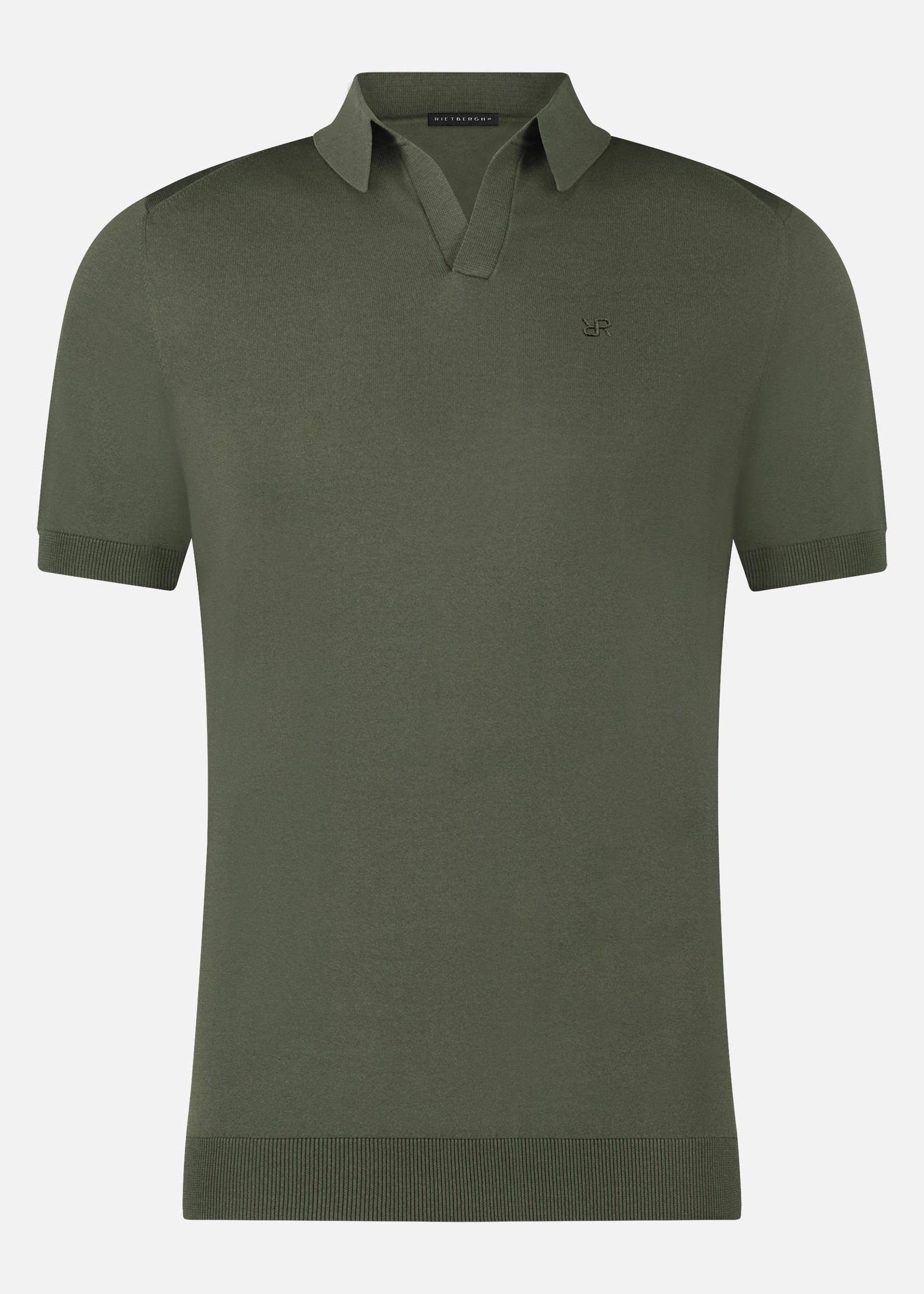 Rietbergh Polo Short Sleeve No Button | Green