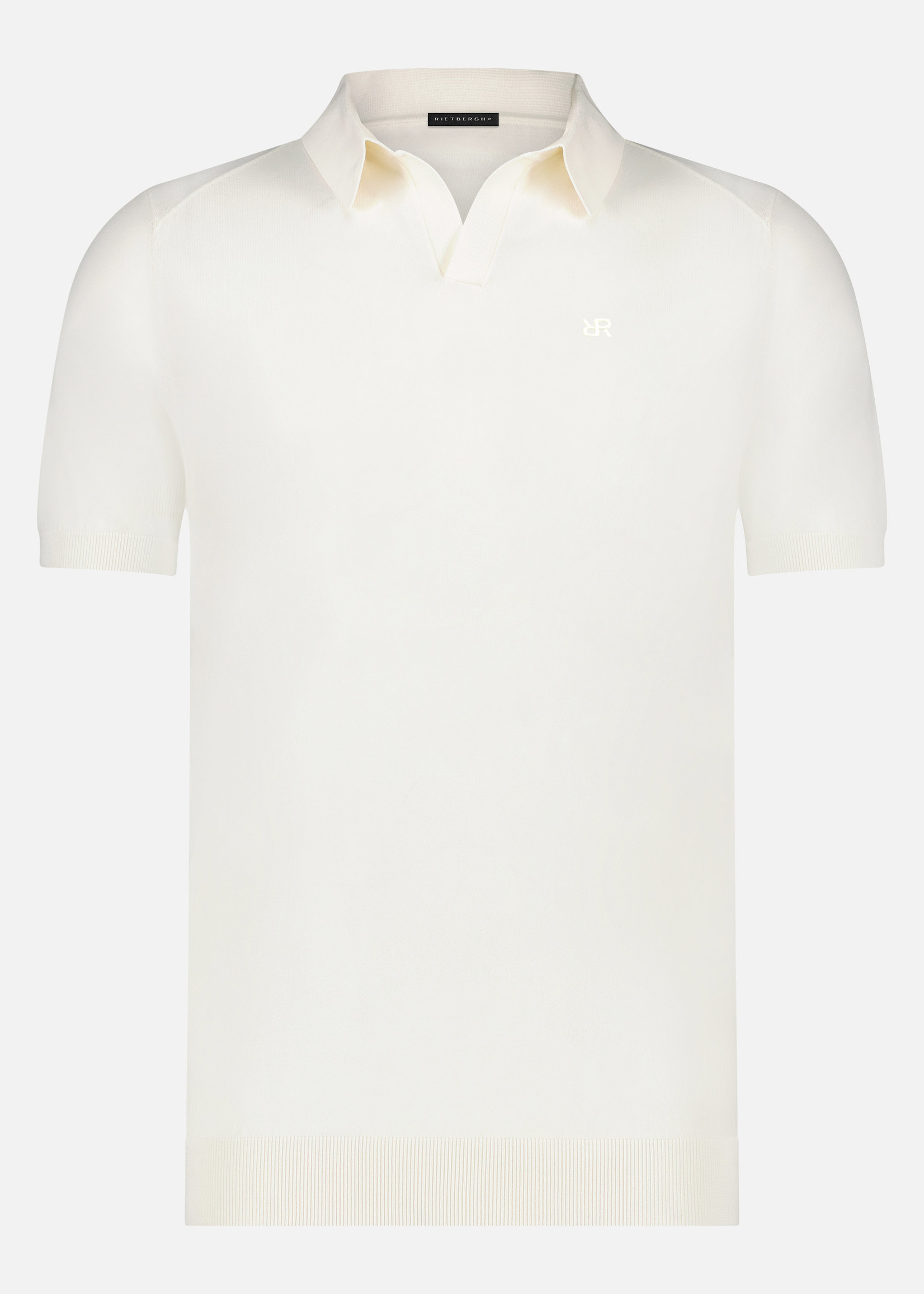 Rietbergh Polo Short Sleeve No Button | Ivory