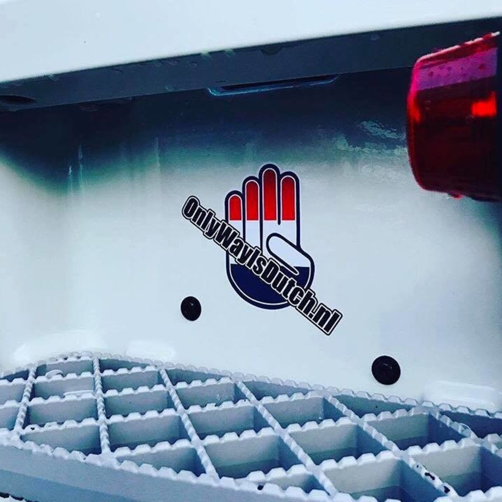 ONLY WAY IS DUTCH OWID Sticker Hand Logo