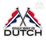 ONLY WAY IS DUTCH OWID Sticker Flag Logo