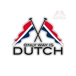 ONLY WAY IS DUTCH OWID Sticker Flag Logo