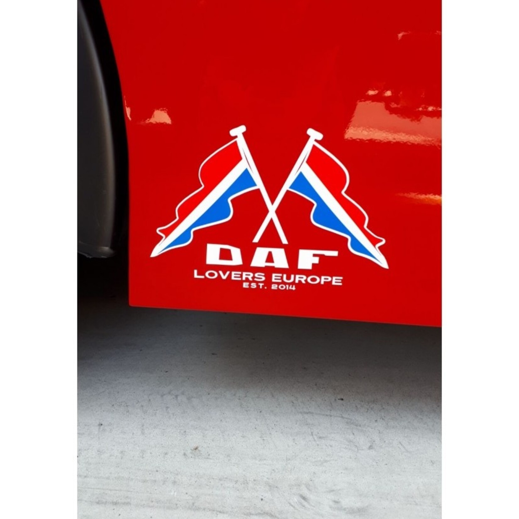 ONLY WAY IS DUTCH DAF Lovers Europe Sticker