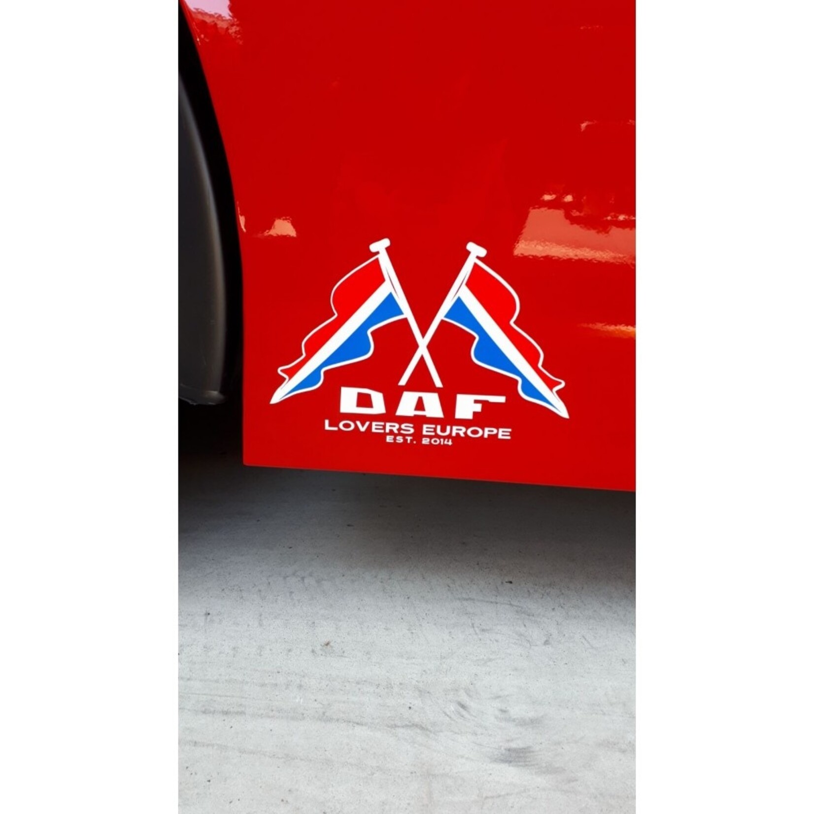 ONLY WAY IS DUTCH DAF Lovers Europe Sticker