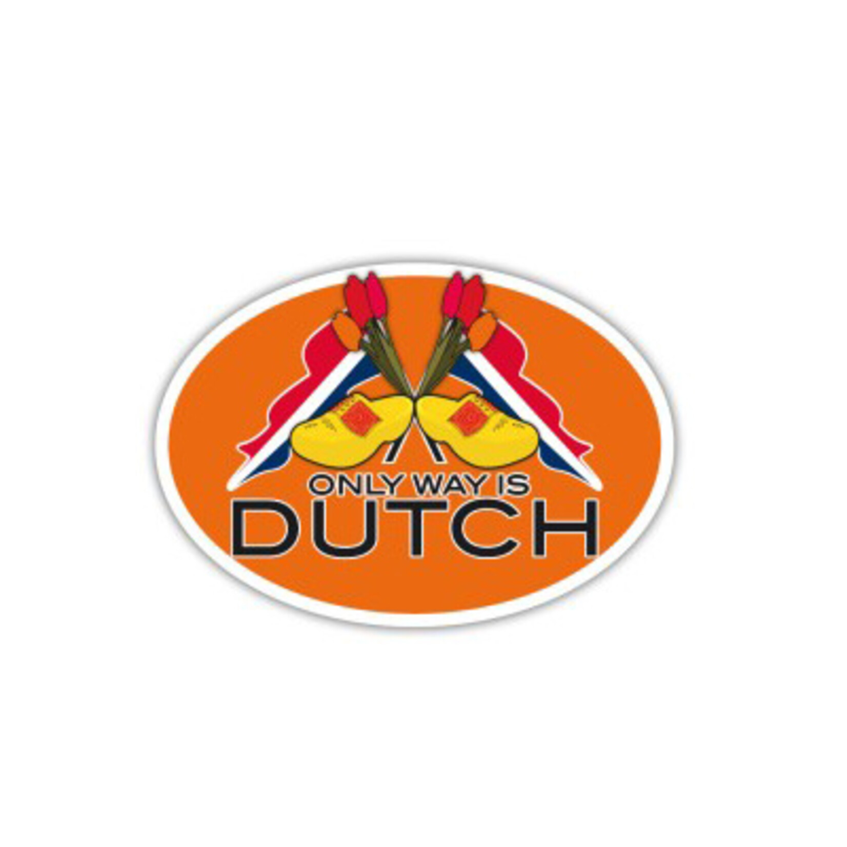 ONLY WAY IS DUTCH Only Way Is Dutch Pin - Oranje Flag