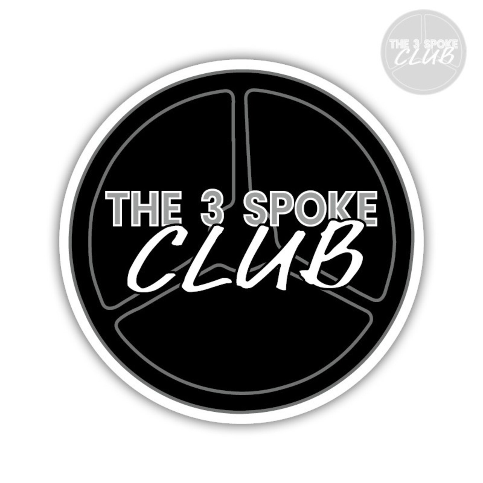 ONLY WAY IS DUTCH The 3 Spoke Club Sticker