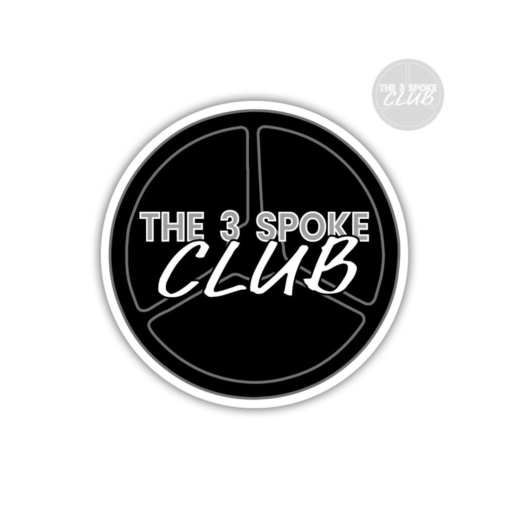 ONLY WAY IS DUTCH The 3 Spoke Club Sticker