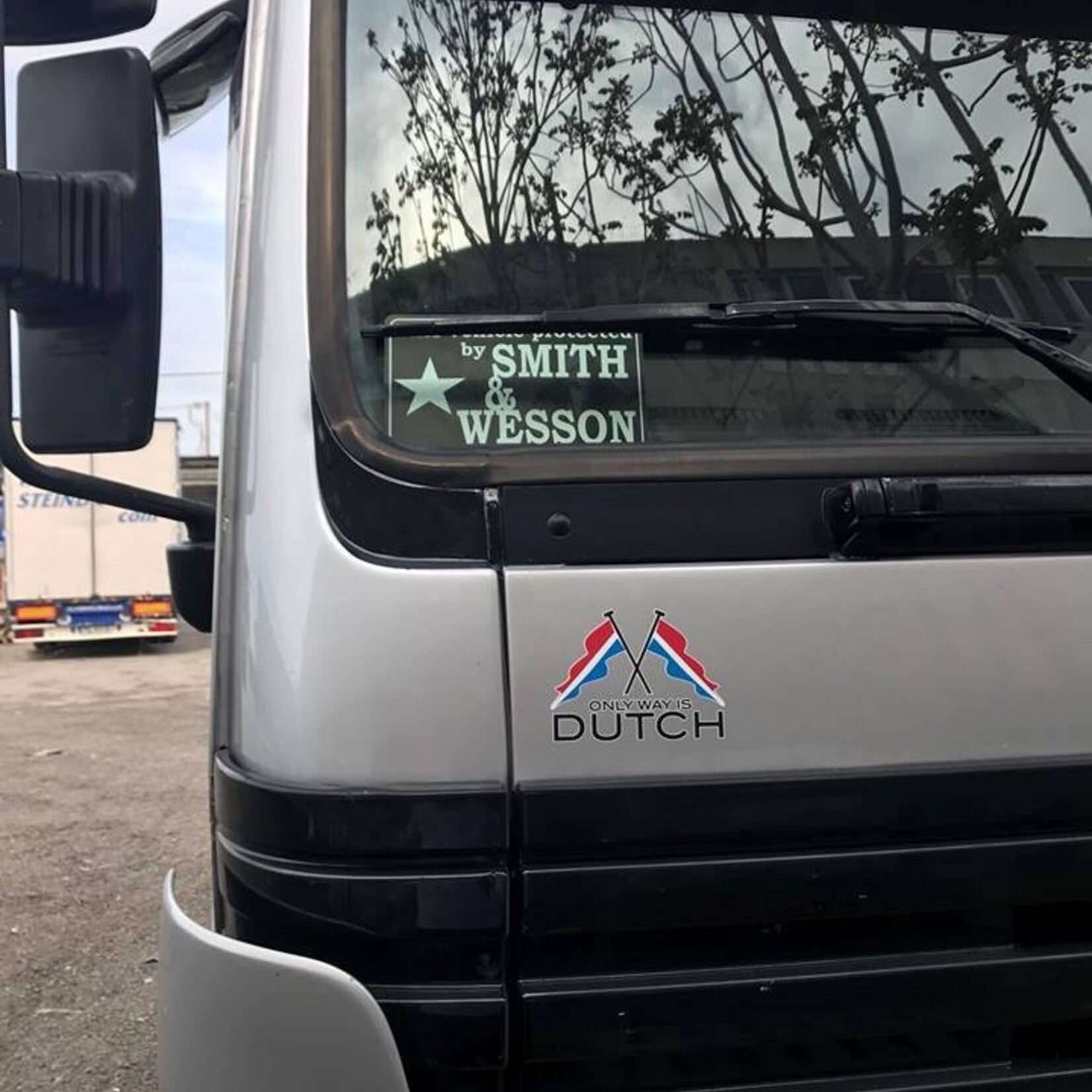 ONLY WAY IS DUTCH OWID Sticker Flag Logo