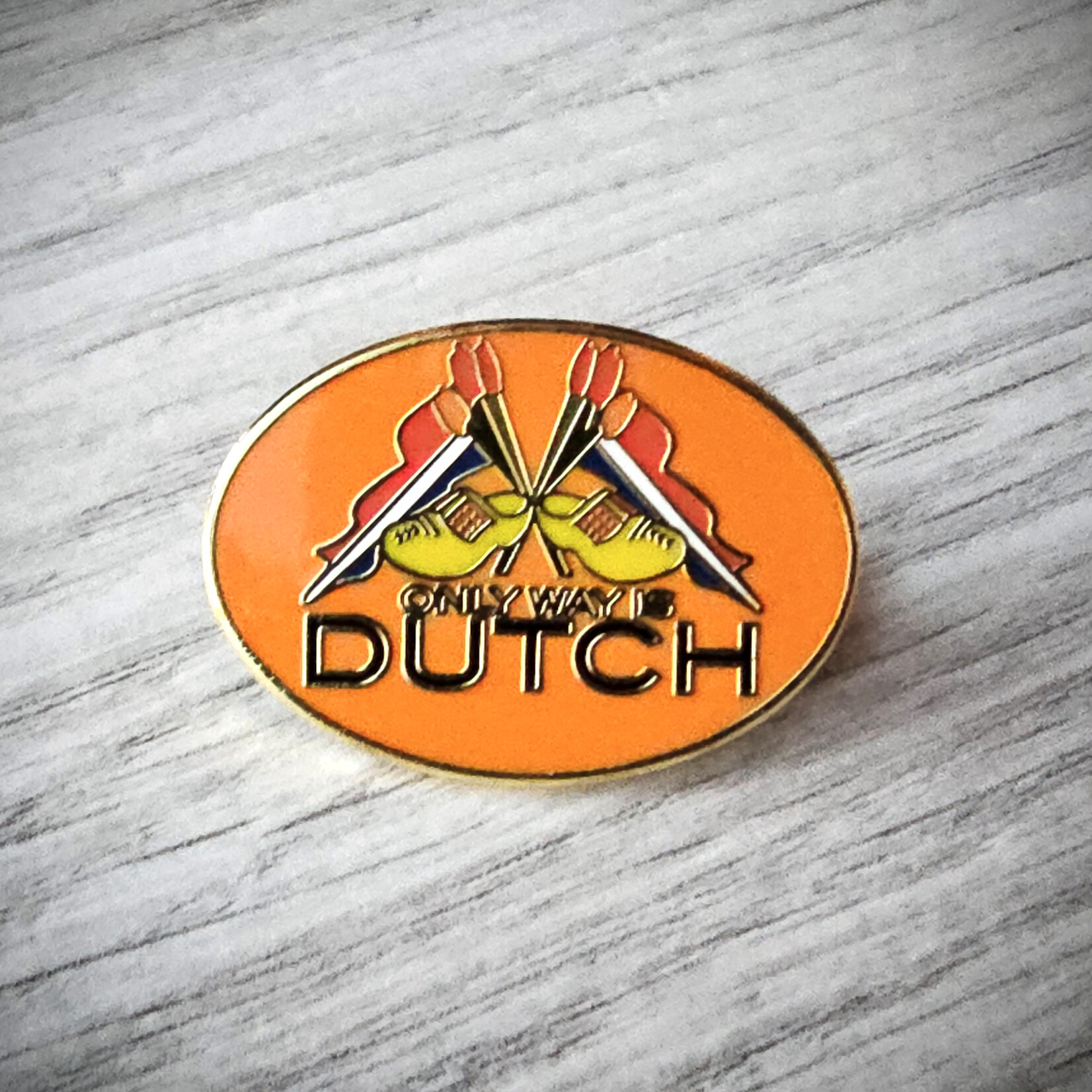 ONLY WAY IS DUTCH Only Way Is Dutch Pin - Orange Flag