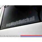 ONLY WAY IS DUTCH Only Way Is Dutch Window sticker