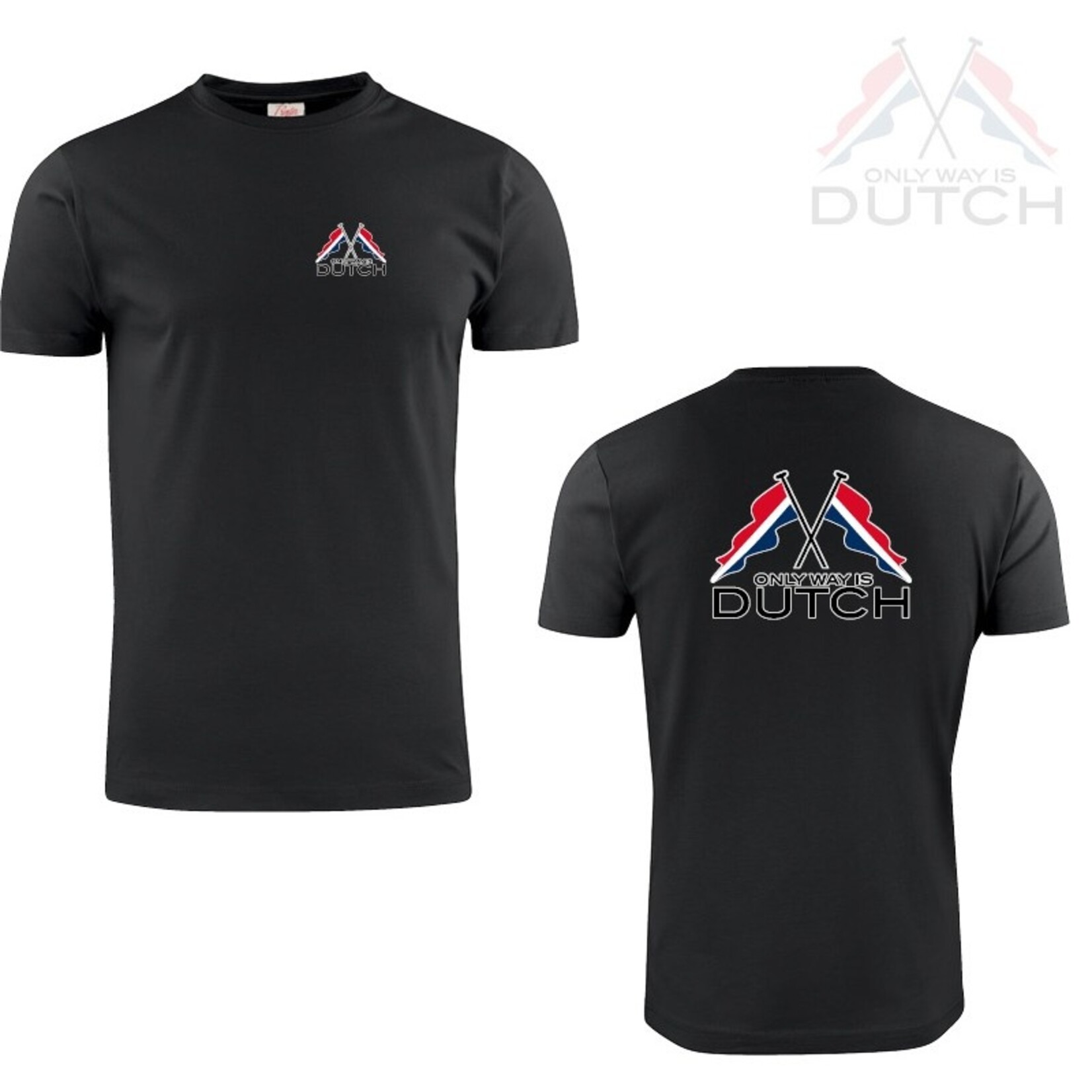 ONLY WAY IS DUTCH T-Shirt  OWID Flag Black
