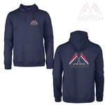 ONLY WAY IS DUTCH Hooded Sweater OWID Vlag - Navy Blauw