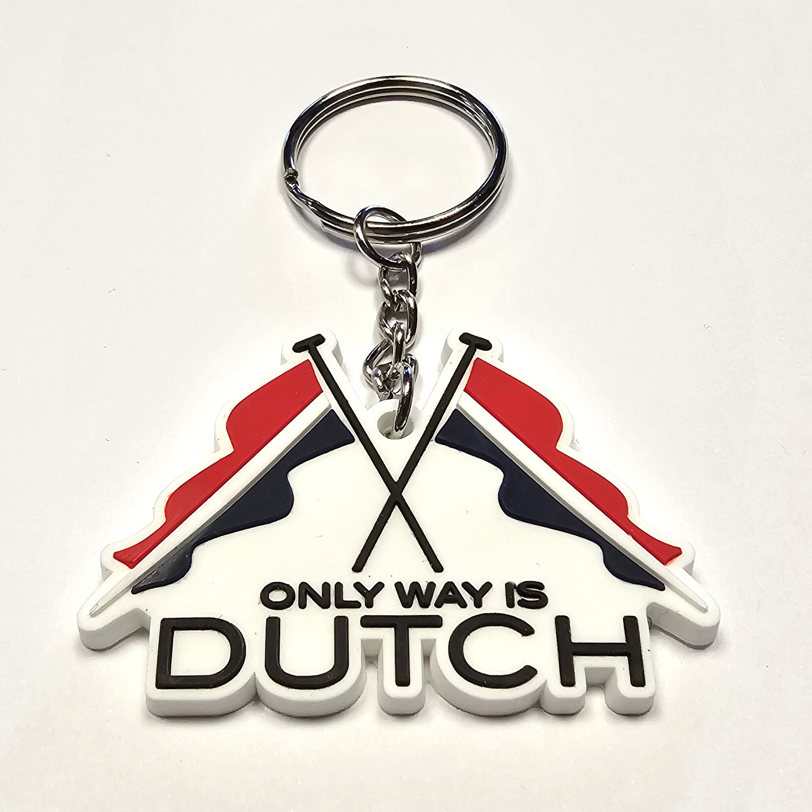 ONLY WAY IS DUTCH Keychain Hand Logo