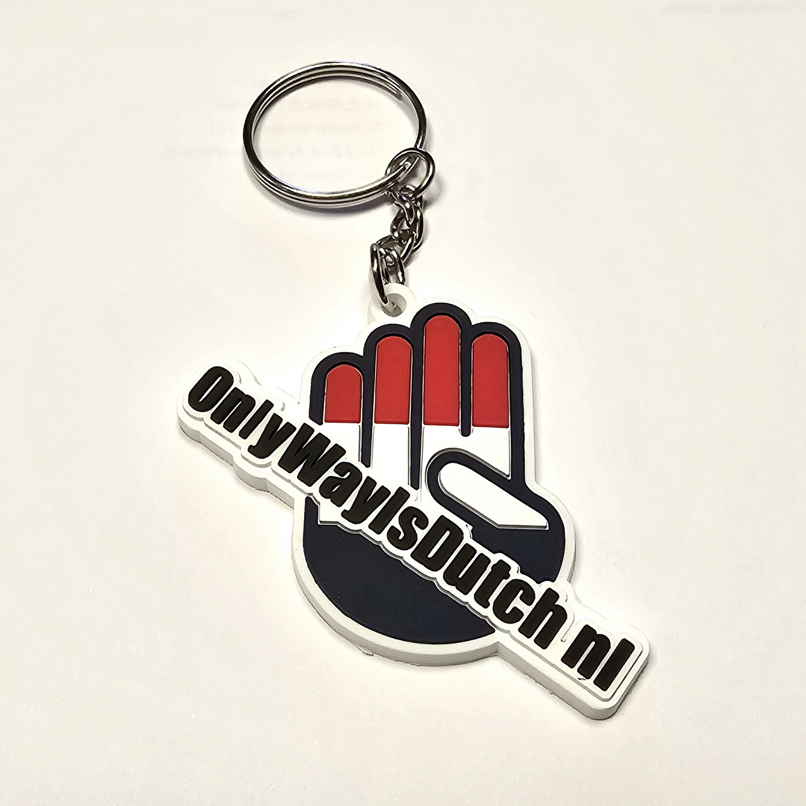ONLY WAY IS DUTCH Keychain Hand Logo