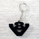 ONLY WAY IS DUTCH Keychain V8 Logo Black