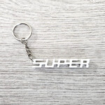 ONLY WAY IS DUTCH Keychain SUPER logo white
