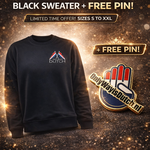 ONLY WAY IS DUTCH Sweater OWID Vlag - Zwart