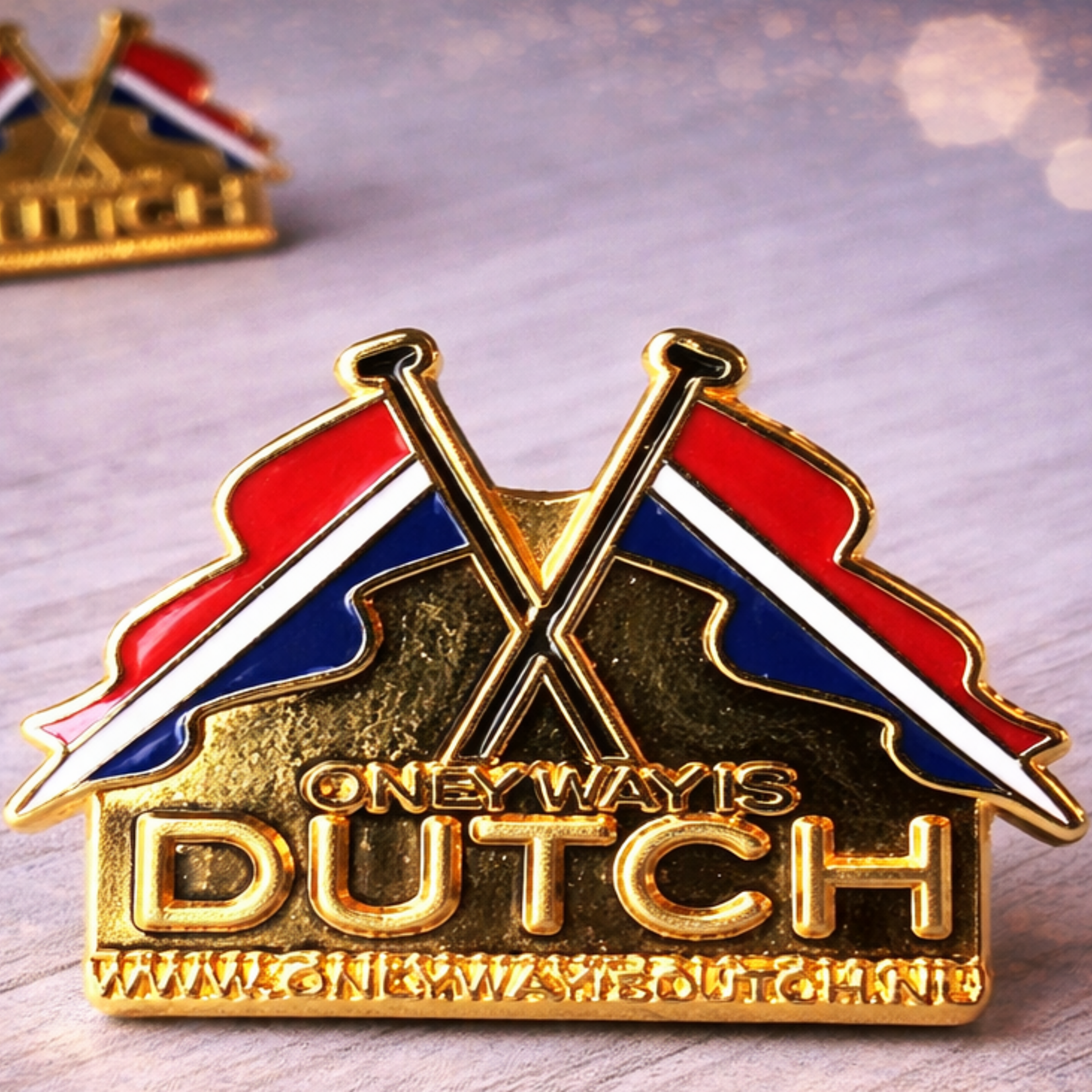 ONLY WAY IS DUTCH Only Way Is Dutch Pin - Flag Logo