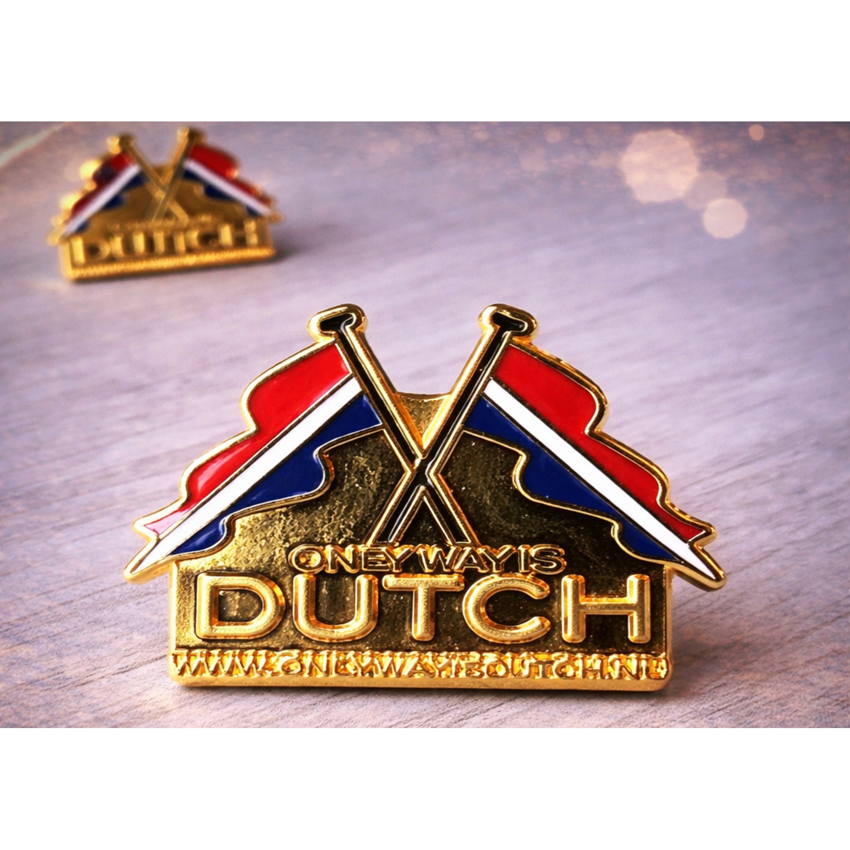 ONLY WAY IS DUTCH Only Way Is Dutch Pin - Vlag Logo