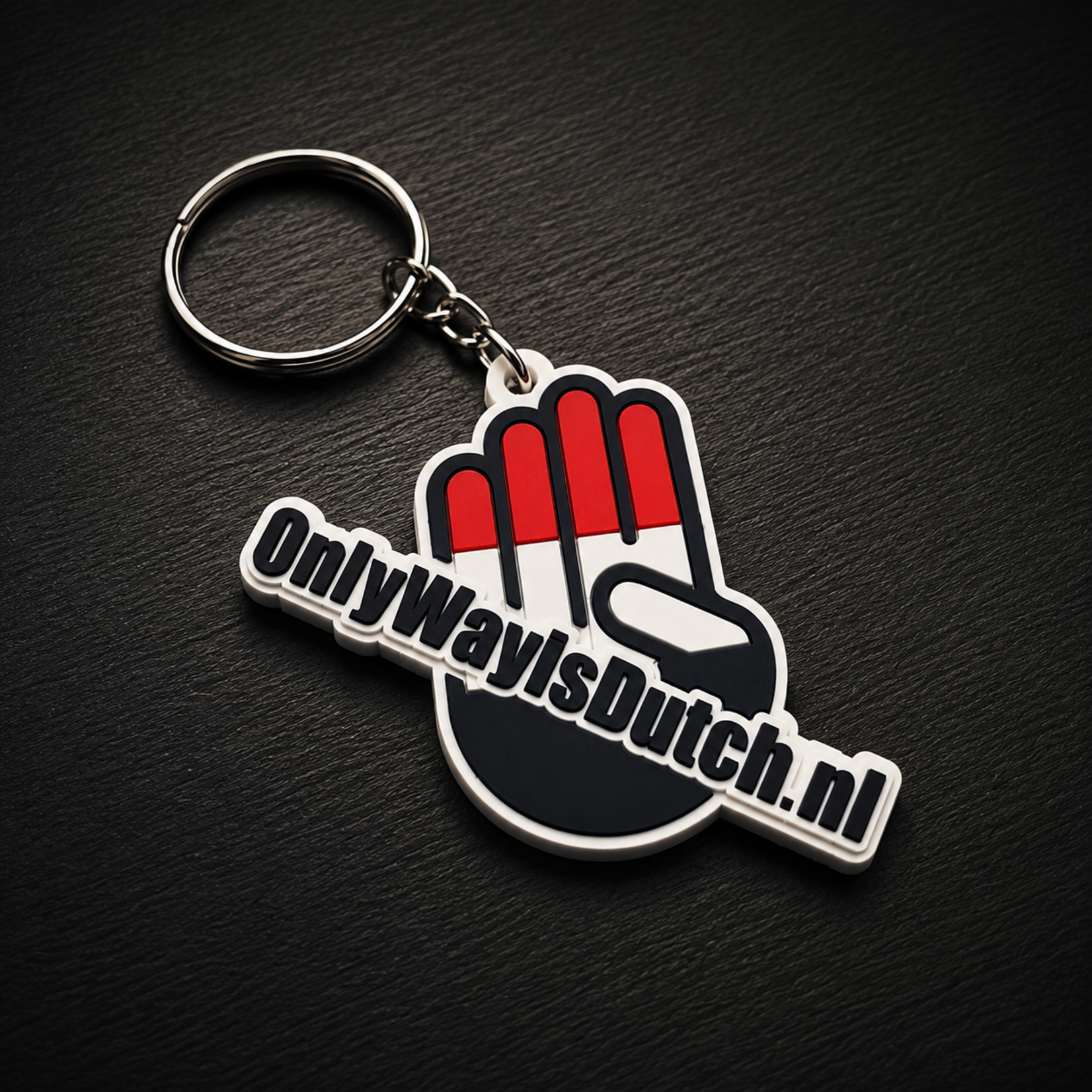 ONLY WAY IS DUTCH Sleutelhanger Hand Logo