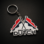 ONLY WAY IS DUTCH Keychain Flag Logo