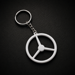 ONLY WAY IS DUTCH Classic 3-Spoke Steering Wheel Keychain