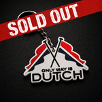 ONLY WAY IS DUTCH Keychain Flag Logo