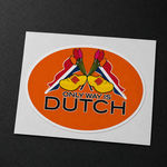 ONLY WAY IS DUTCH Only Way Is Dutch Sticker - Oranje Ovaal
