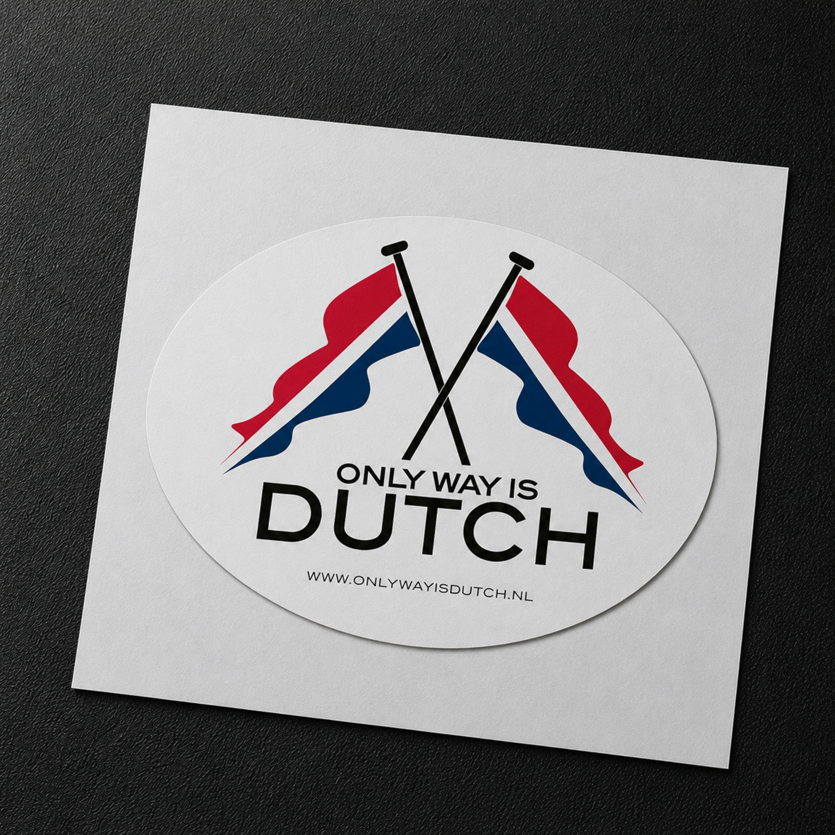 ONLY WAY IS DUTCH Only Way Is Dutch Sticker Oval